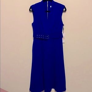 Calvin Klein Royal Blue Sleeveless Dress
